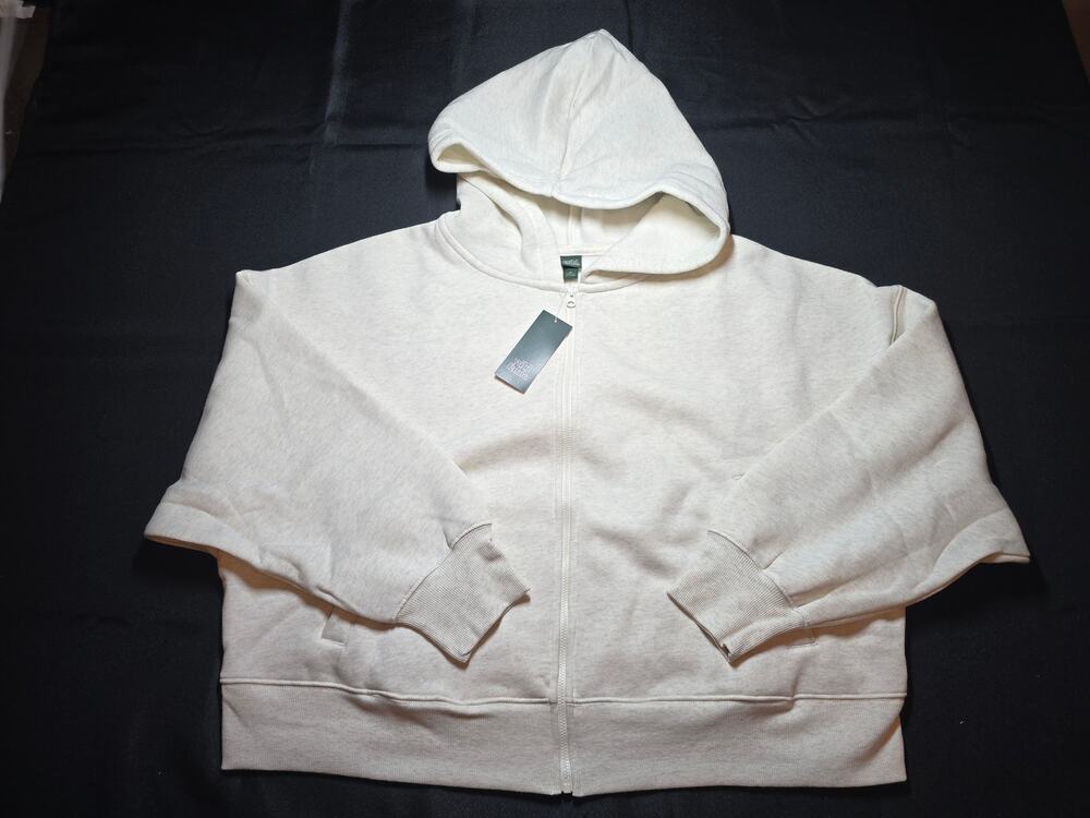 Wild Fable Full Zip Sweatshirt Jacket Heather Gray Pockets